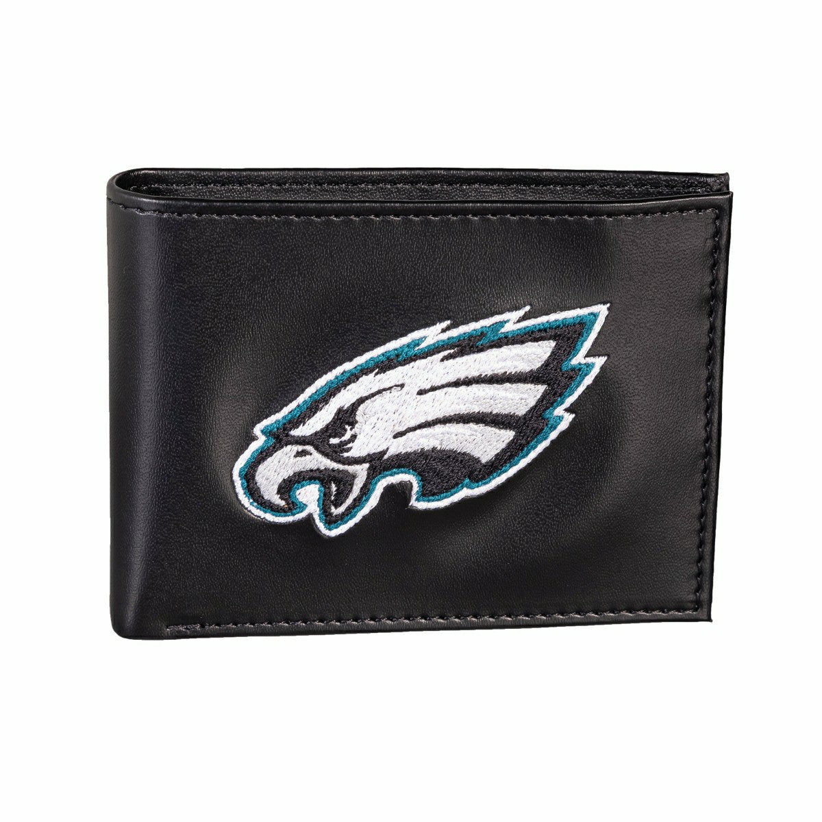 Philadelphia Eagles Black Bi-Fold Embroidered Wallet w/ RFID Blocking - NFL Home
