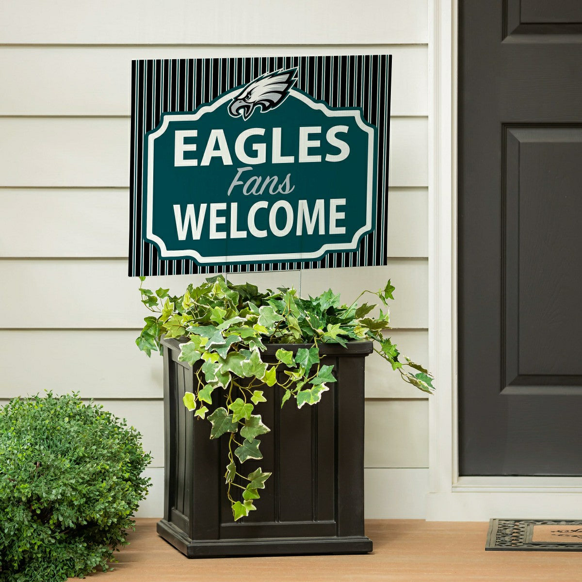 Philadelphia Eagles Coroplast Yard Sign, "Fans Welcome" - NFL Home