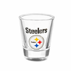 Pittsburgh Steelers 4-Piece Ceramic and Glass 2oz. Shot Glass Set - NFL Home