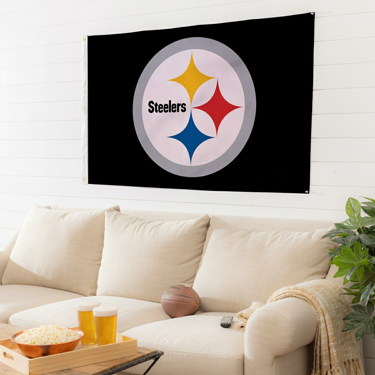 Pittsburgh Steelers Single Sided Estate Flag with 2 Grommets, 3'x5' - NFL Home