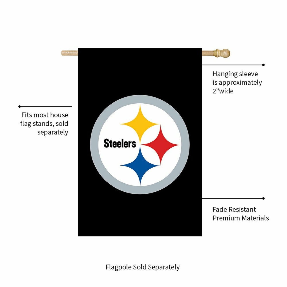 Applique Flag, Reg, Pittsburgh Steelers - NFL Home