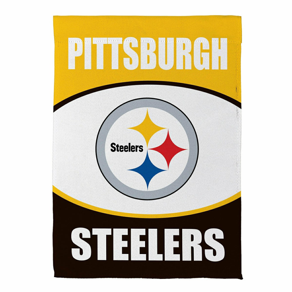 Pittsburgh Steelers Suede Garden Flag - NFL