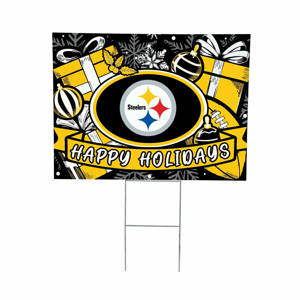 Pittsburgh Steelers Yard Sign, Holiday - NFL Home