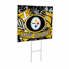Pittsburgh Steelers Yard Sign, Holiday - NFL Home