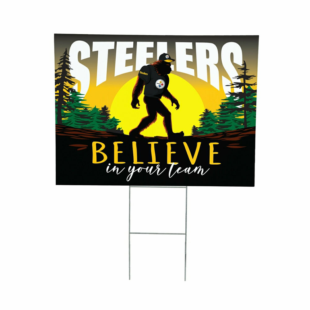 Pittsburgh Steelers Yard Sign, Bigfoot - NFL Home