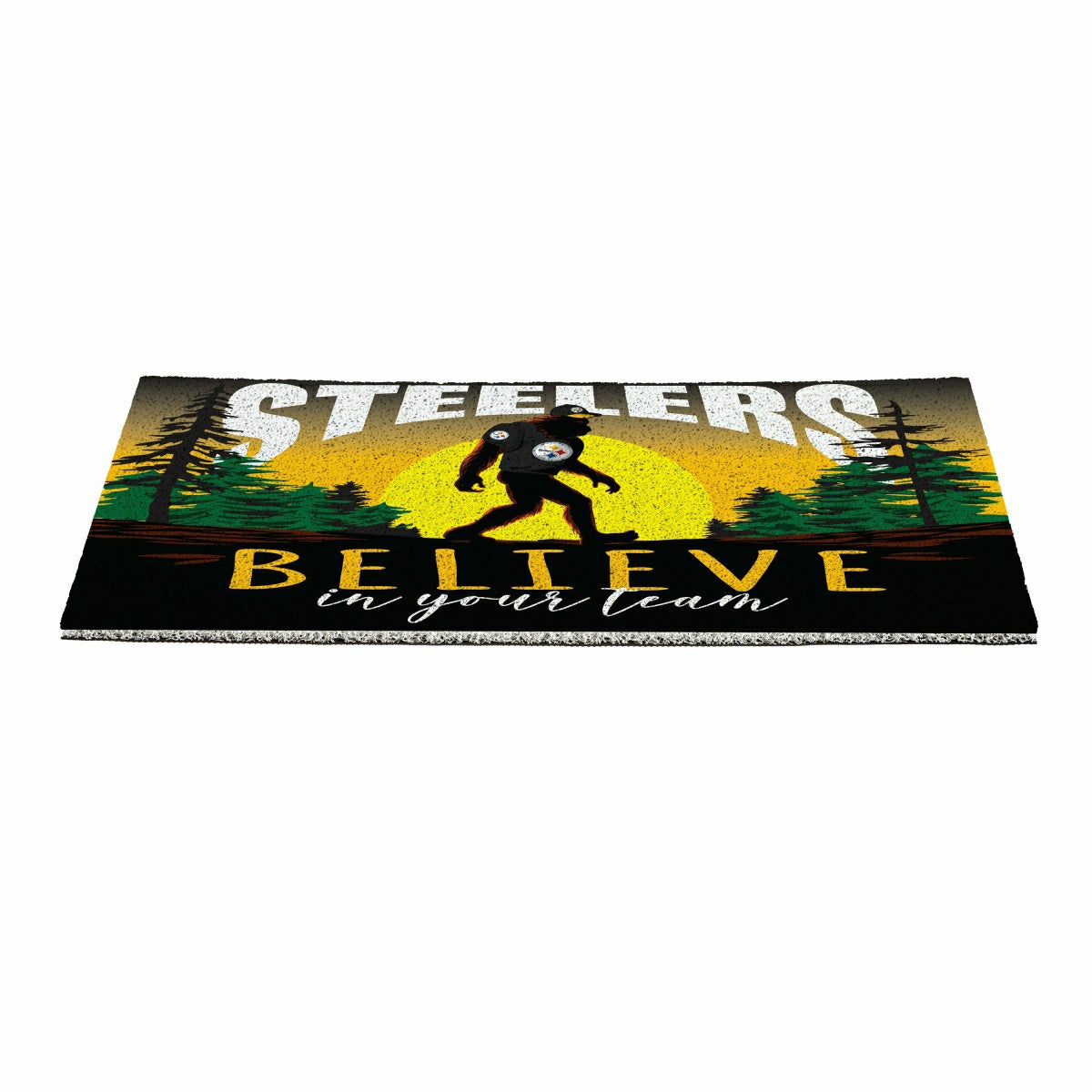 Pittsburgh Steelers Bigfoot PVC Mat, 28"x16" - NFL