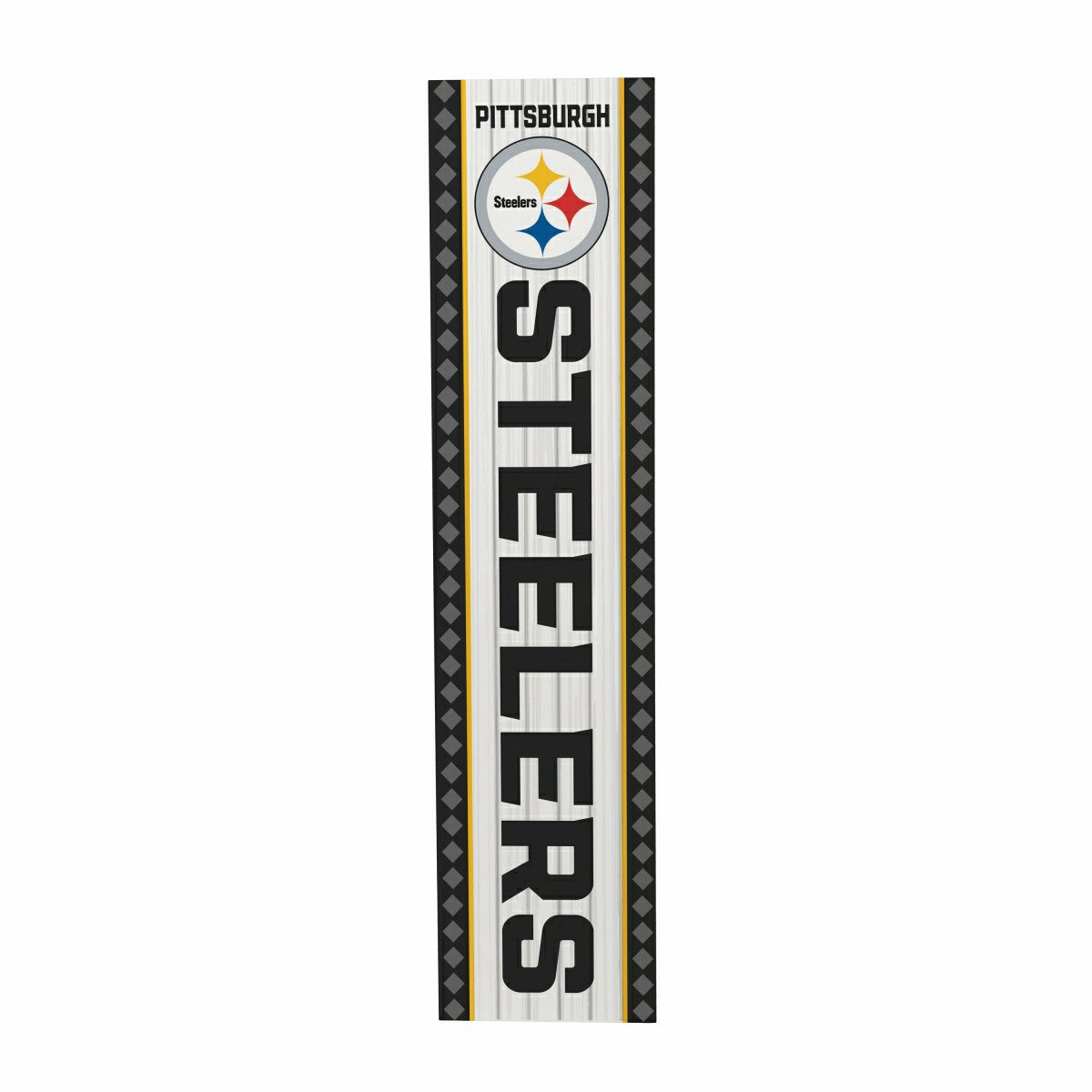 47" Double Sided Leaner, Pittsburgh Steelers, Christmas - NFL Home