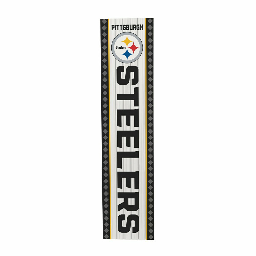 47" Double Sided Leaner, Pittsburgh Steelers, Christmas - NFL Home