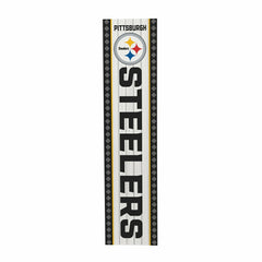 47" Double Sided Leaner, Pittsburgh Steelers, Christmas - NFL Home