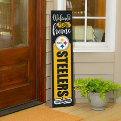 47" Double Sided Leaner, Pittsburgh Steelers, Halloween - NFL Home