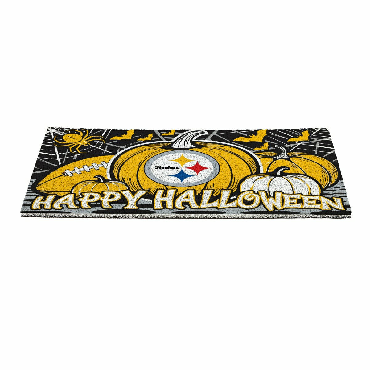 Pittsburgh Steelers Halloween PVC Mat, 28"x16" - NFL