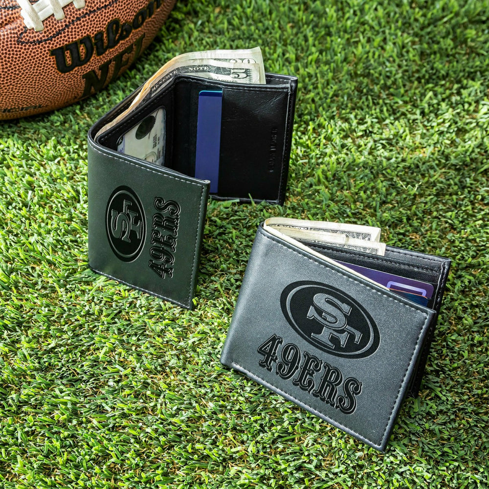 San Francisco 49ers, Bi-Fold and Tri-Fold Wallet Gift Set, Black - NFL Home