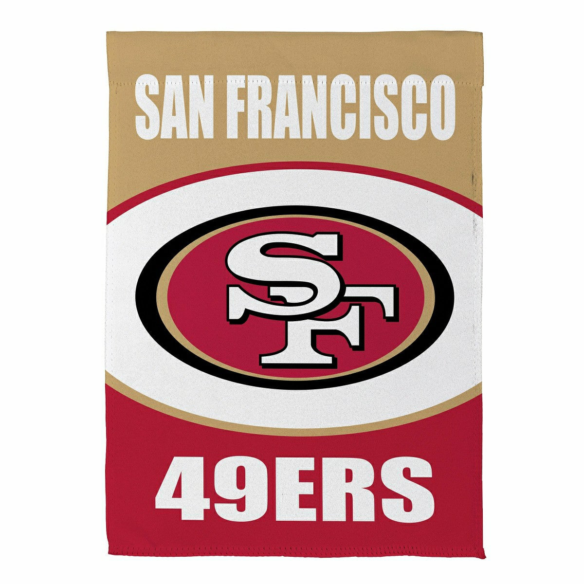 San Francisco 49ers Suede Flag, GDN - NFL