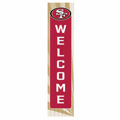 San Francisco 49ers Summer Seasonal Single Sided Large Leaner, 46" - NFL Home