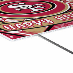 San Francisco 49ers Yard Sign, Holiday - NFL Home