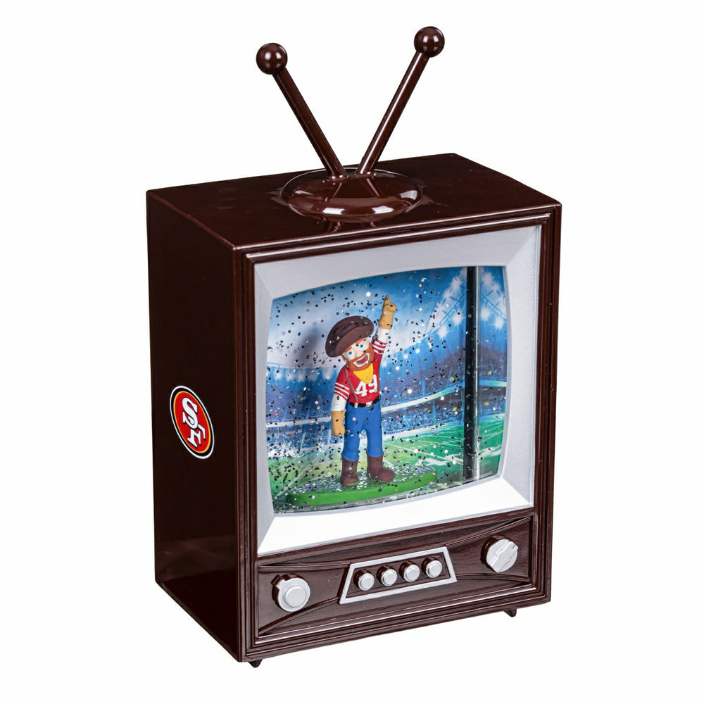 San Francisco 49ers Vintage TV Water Lantern - NFL Home
