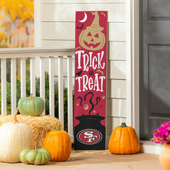 47" Double Sided Leaner, San Francisco 49ers, Halloween - NFL Home