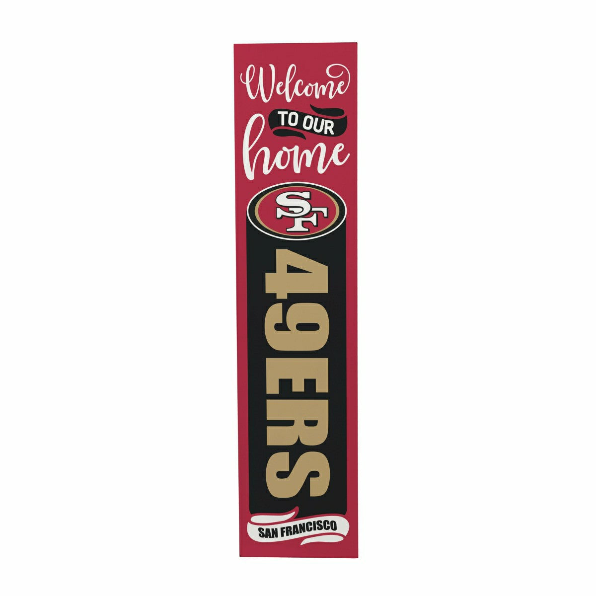 47" Double Sided Leaner, San Francisco 49ers, Halloween - NFL Home