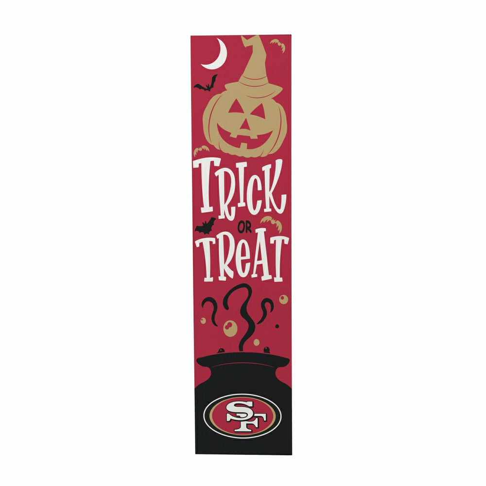 47" Double Sided Leaner, San Francisco 49ers, Halloween - NFL Home