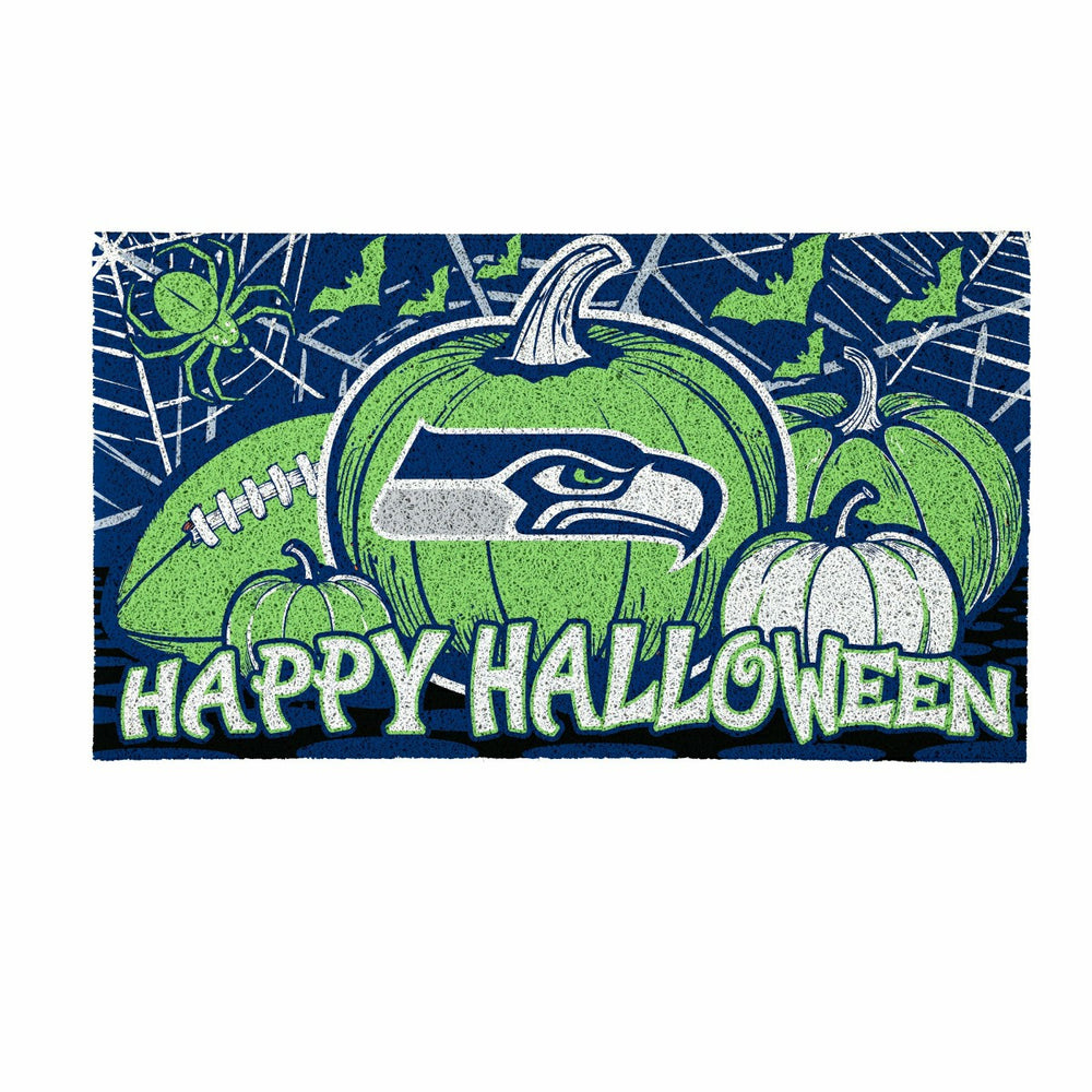 Seattle Seahawks Halloween PVC Mat, 28"x16" - NFL
