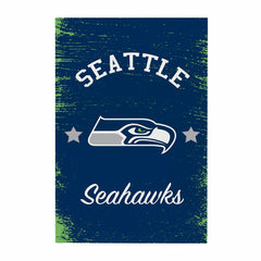 Seattle Seahawks Wood Wall Sign, 16x24 - NFL Home
