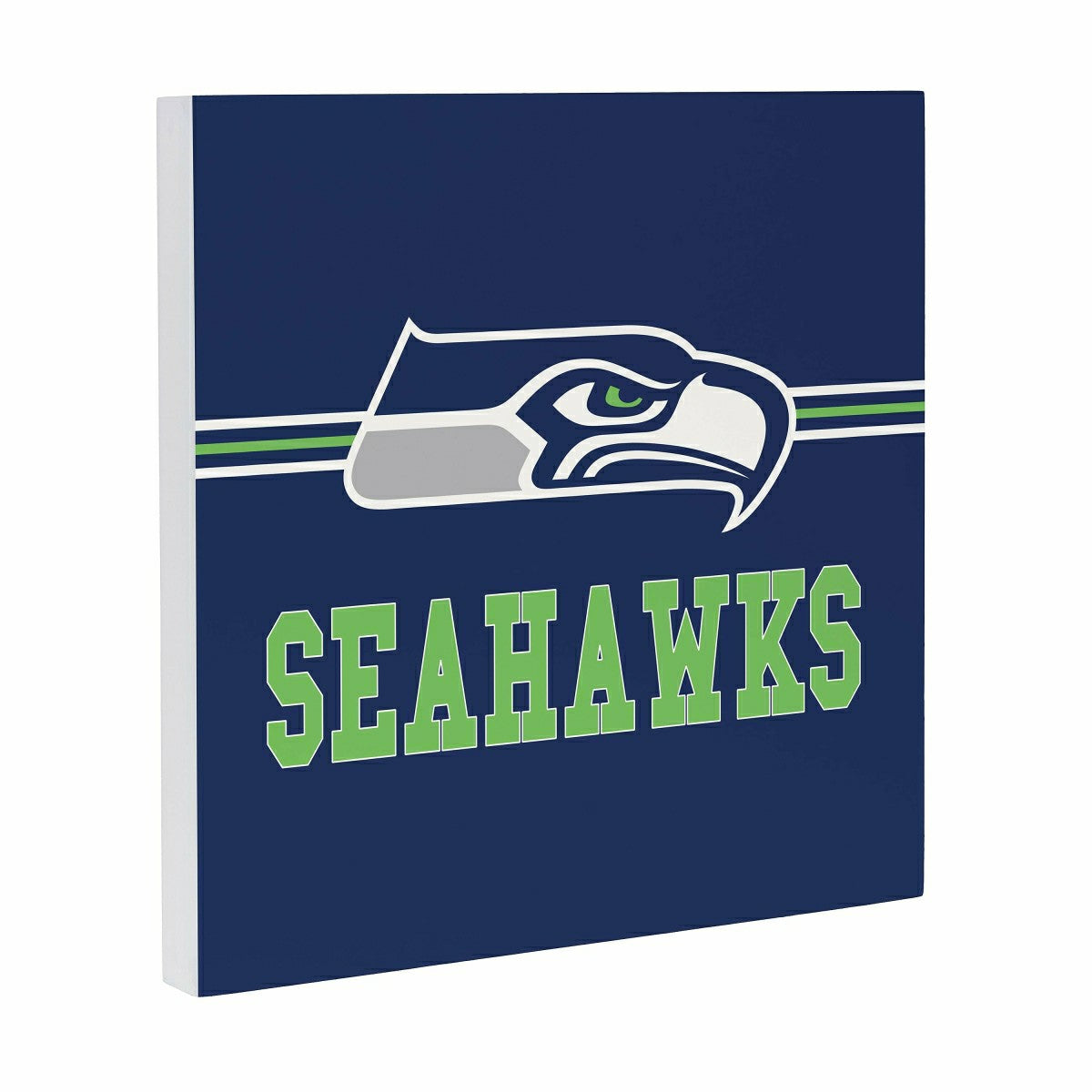 Seattle Seahawks Wood Wall Sign, 12x12 - NFL Home