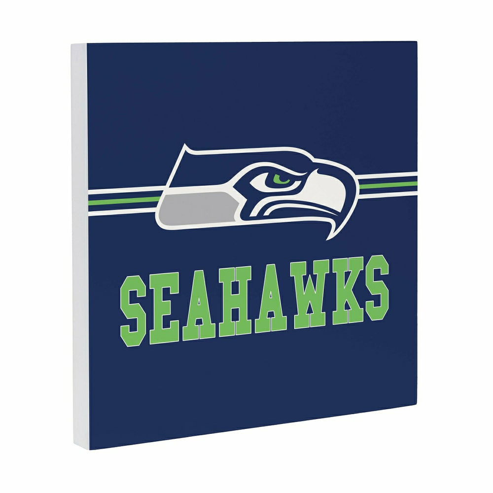 Seattle Seahawks Wood Wall Sign, 12x12 - NFL Home