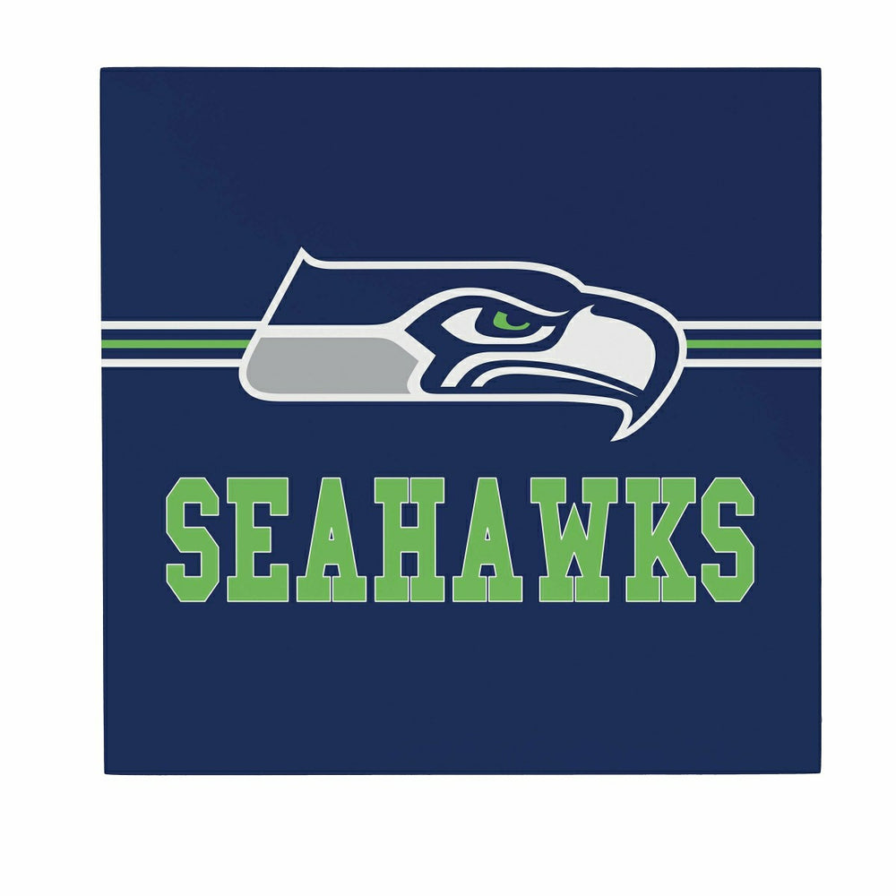 Seattle Seahawks Wood Wall Sign, 12x12 - NFL Home
