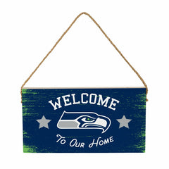 Seattle Seahawks Wood Wall Sign, 6x11 - NFL Home