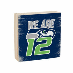 Seattle Seahawks Plock, Down Home Fans, 6x6 - NFL Home