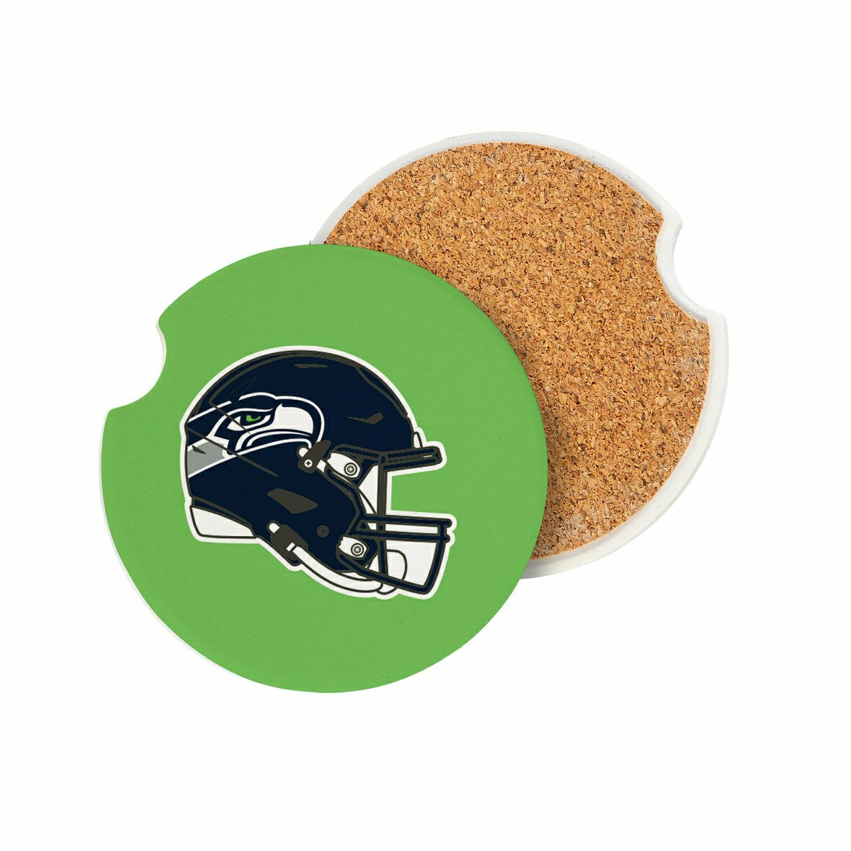 Seattle Seahawks Car Coaster Set, 2pc - NFL