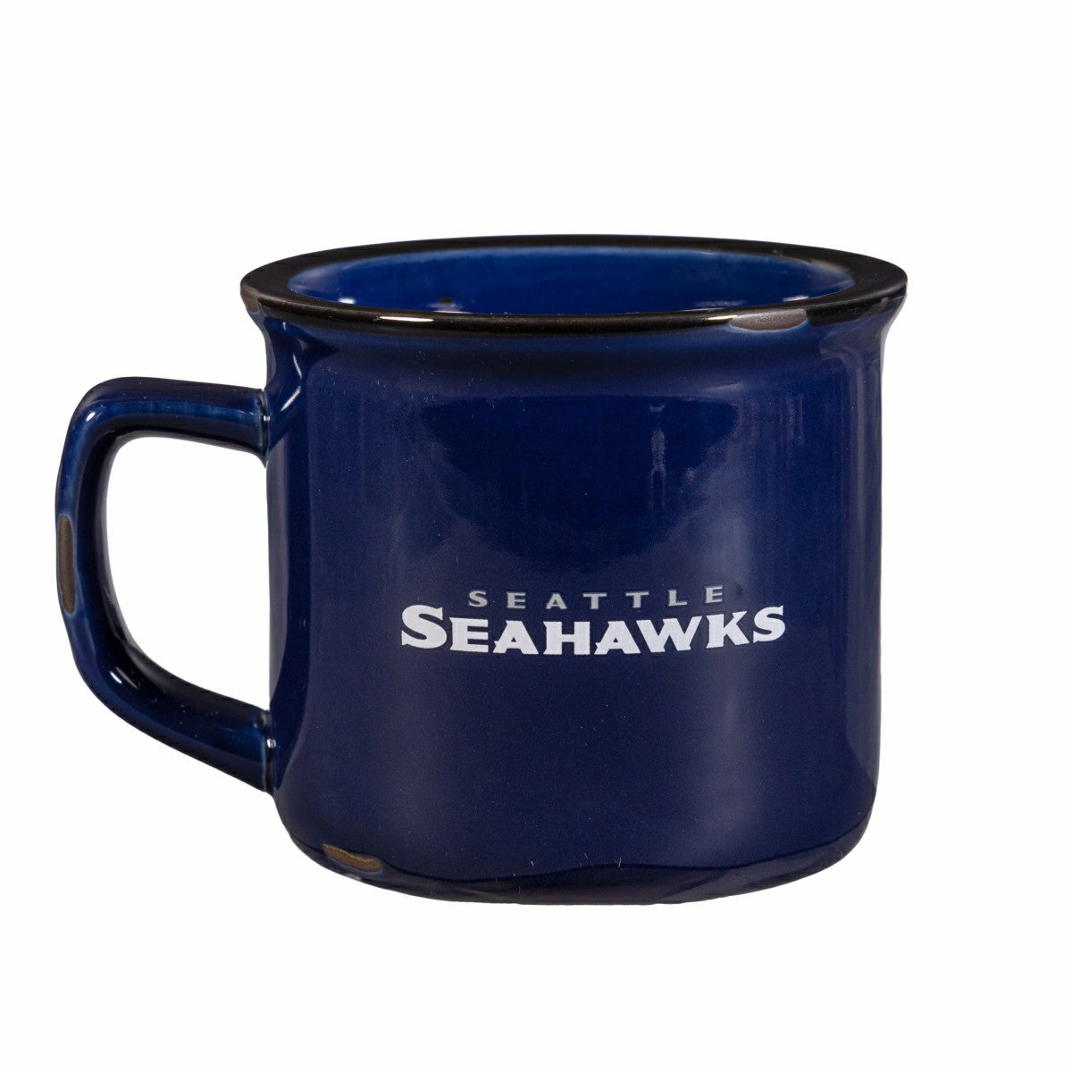 Seattle Seahawks Ceramic Camp Cup with Enamel Finish, 14oz - NFL