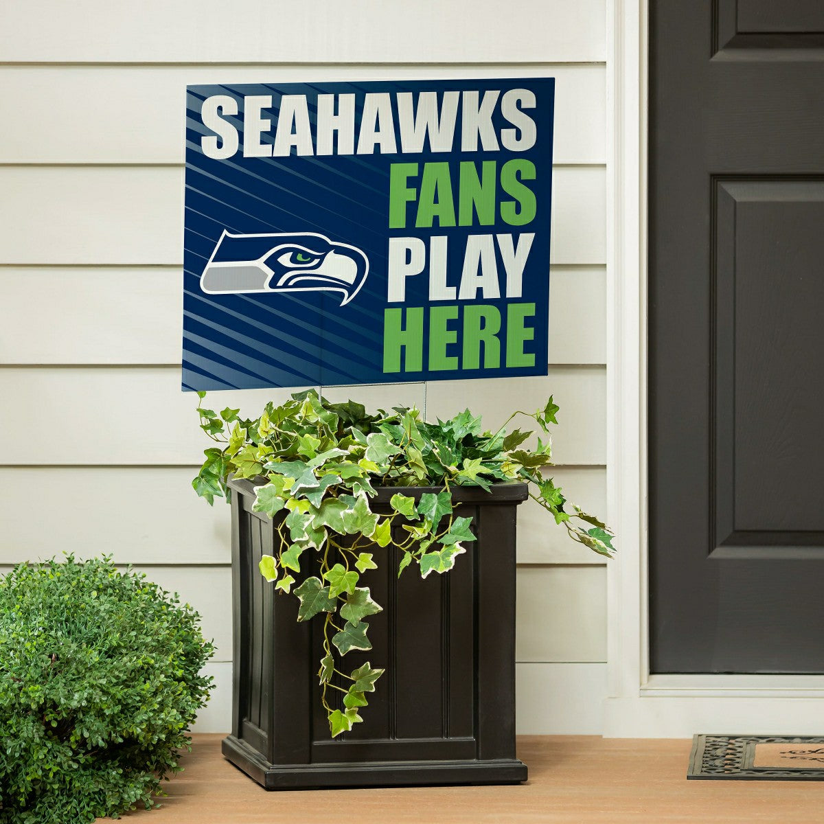 Seattle Seahawks Coroplast Yard Sign "Fans Play Here" - NFL Home
