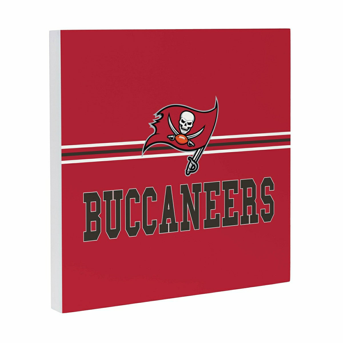 Tampa Bay Buccaneers Wood Wall Sign, 12x12 - NFL Home