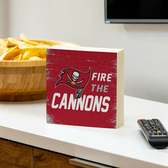 Tampa Bay Buccaneers Plock, Down Home Fans, 6x6 - NFL Home
