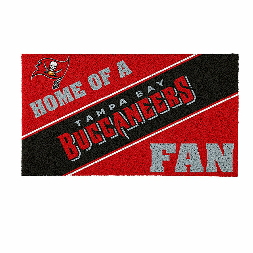 Tampa Bay Buccaneers, PVC Mat COLOR, Home of a Fan - NFL
