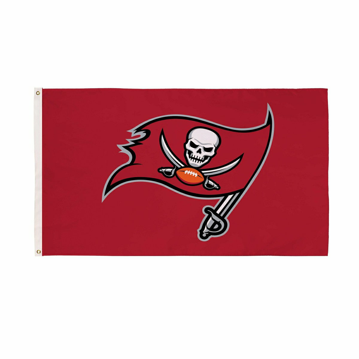 Tampa Bay Buccaneers Single Sided Flag w/ 2 Grommets, 3'x5' - NFL Home