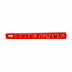 Tampa Bay Buccaneers Engraved Wood Sign, 1.5" x 18" - NFL Home