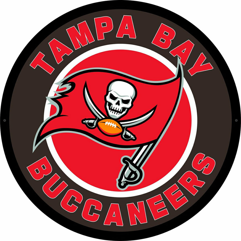 LED Wall Decor, Round, Tampa Bay Buccaneers - NFL Home