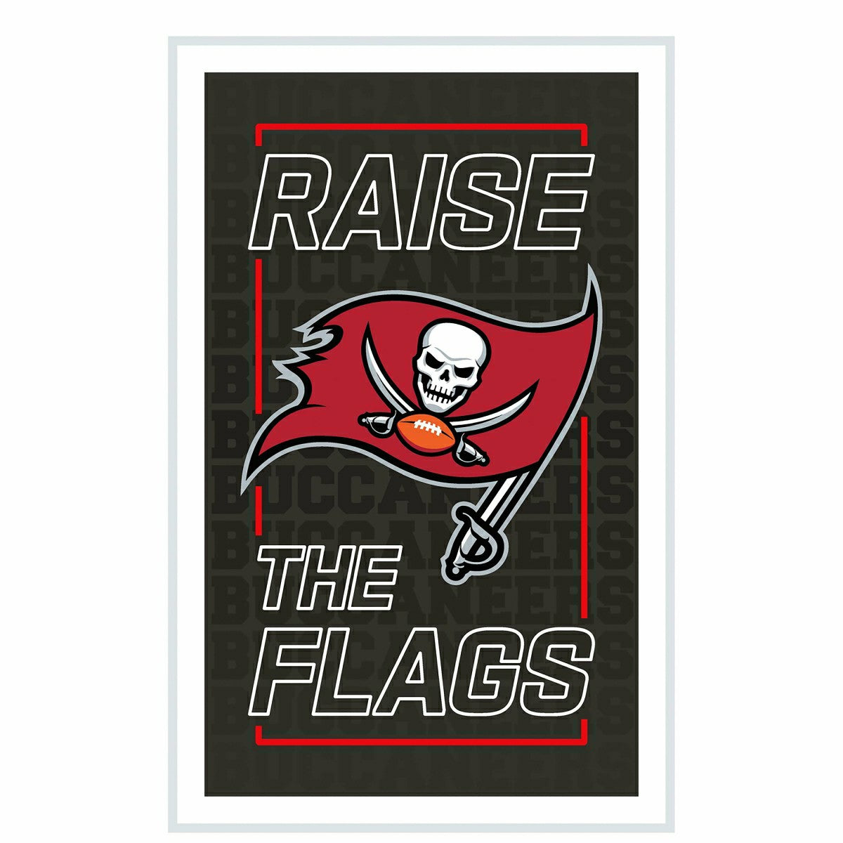 Tampa Bay Buccaneers NFL Football Rectangle Neolite LED Decor - NFL Home
