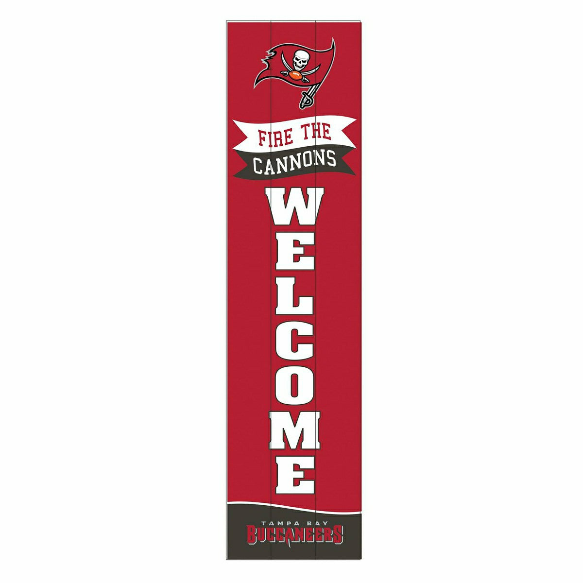 Tampa Bay Buccaneers Large Single Sided Leaner, 46" - NFL Home