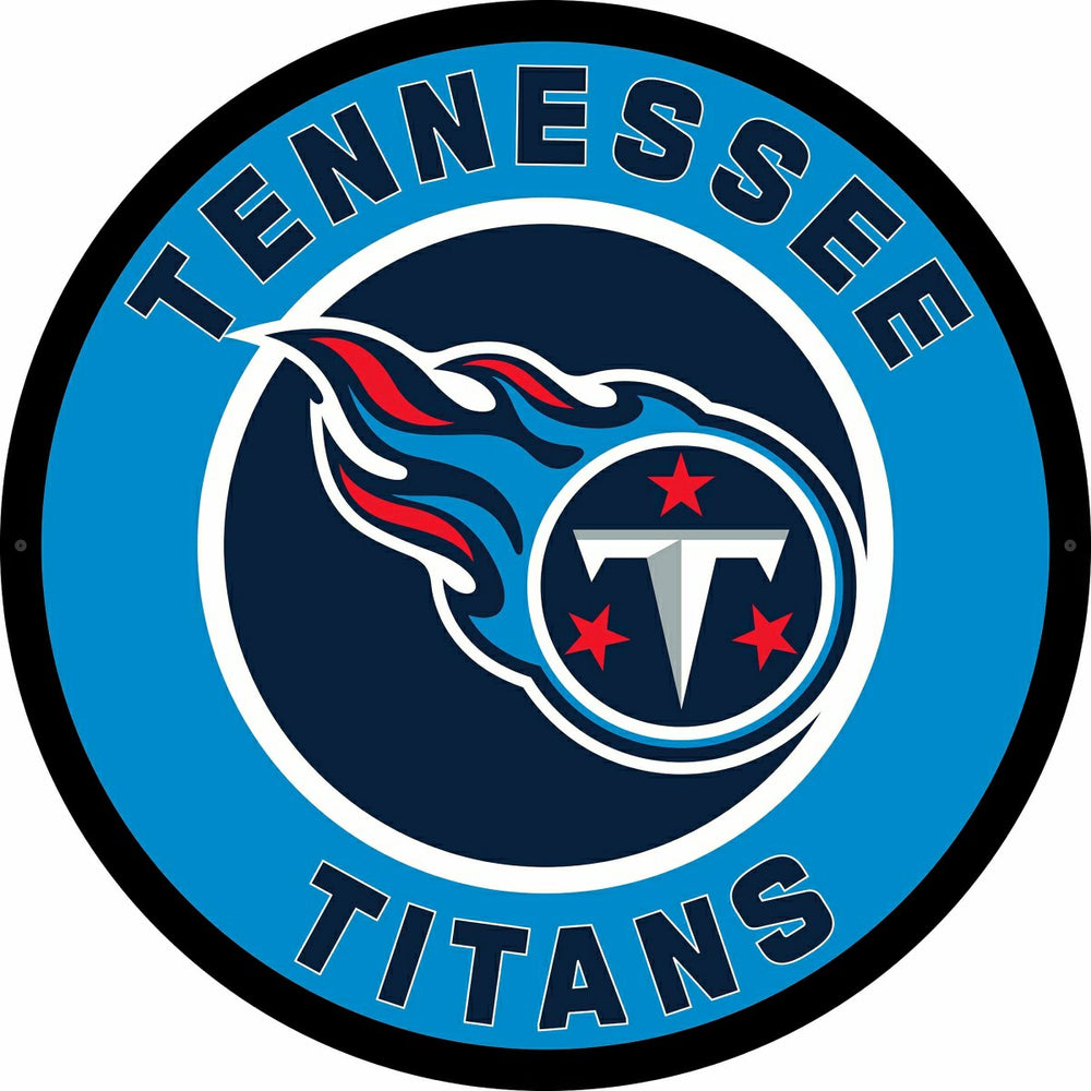 LED Wall Decor, Round, Tennessee Titans - NFL Home