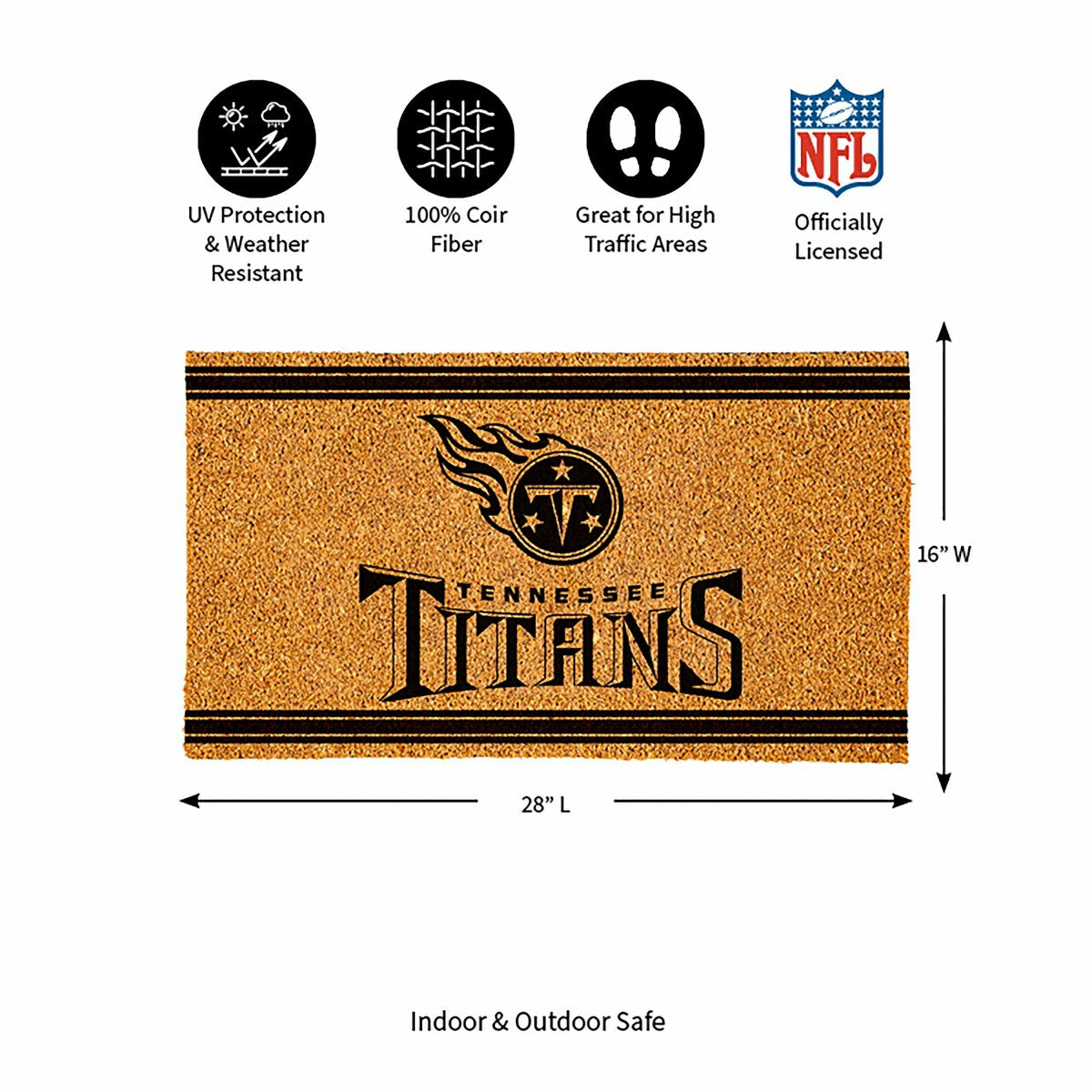 Tennessee Titans, Coir Mat 1C - NFL