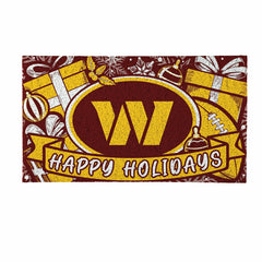 Washington Commanders Holiday PVC Mat, 28"x16" - NFL