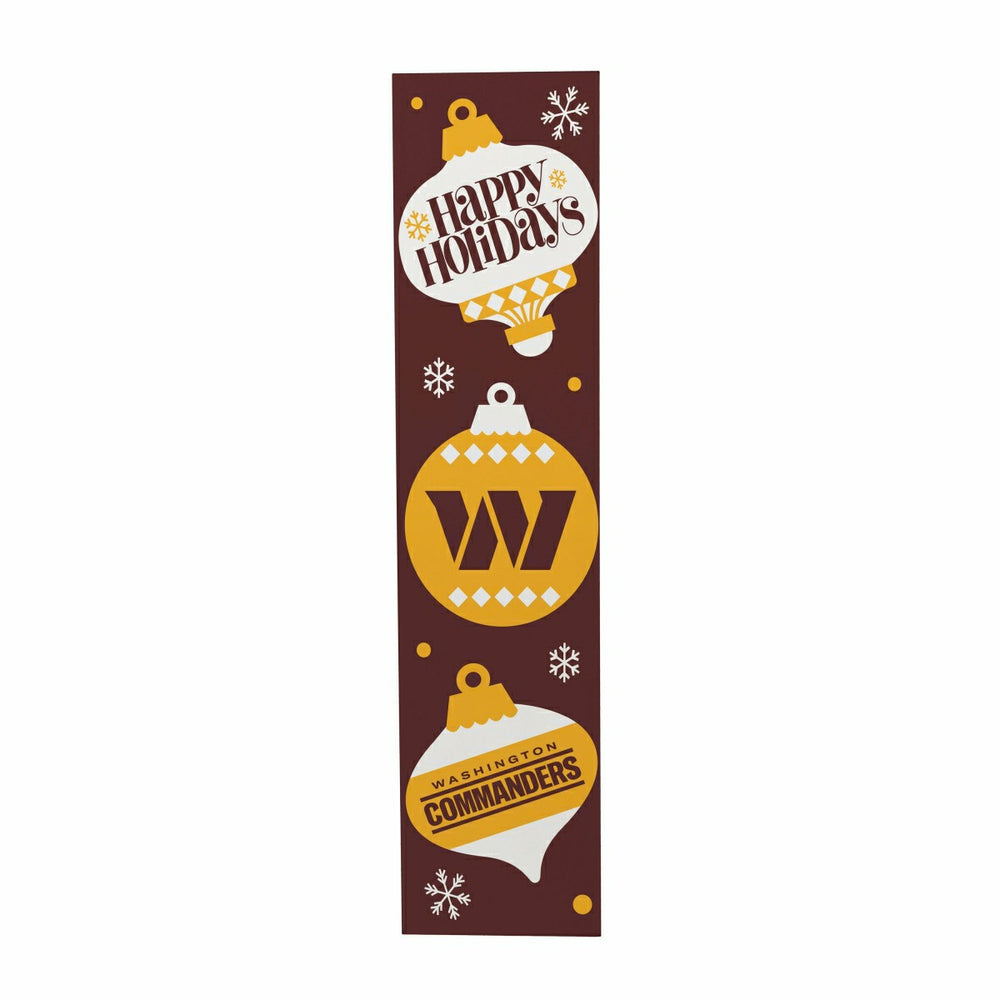 47" Double Sided Leaner, Washington Commanders, Christmas - NFL Home