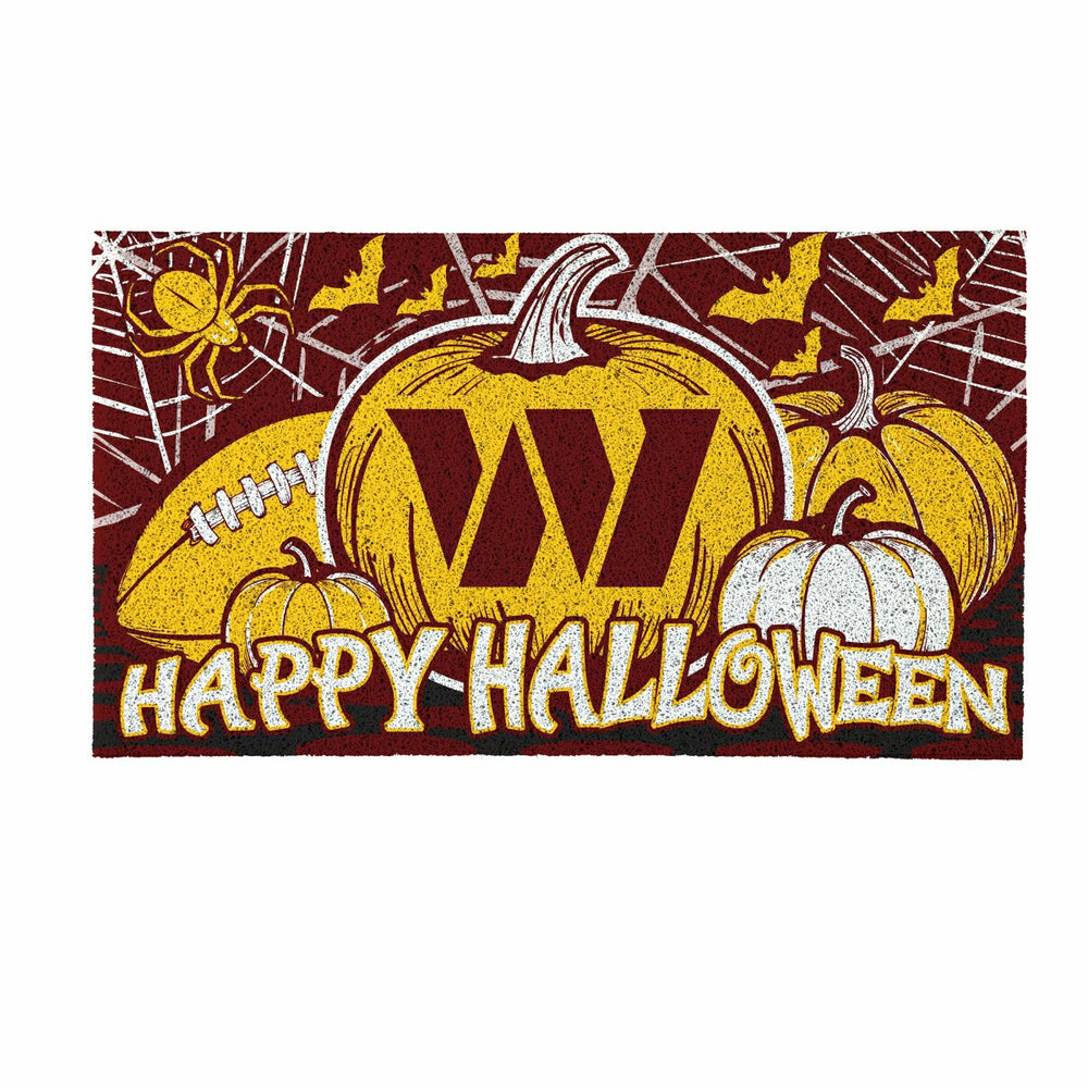 Washington Commanders Halloween PVC Mat, 28"x16" - NFL