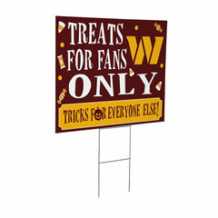 Washington Commanders Yard Sign, Halloween Treats for Fans - NFL Home