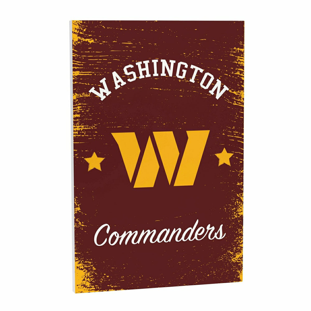 Washington Commanders Wood Wall Sign, 16x24 - NFL Home