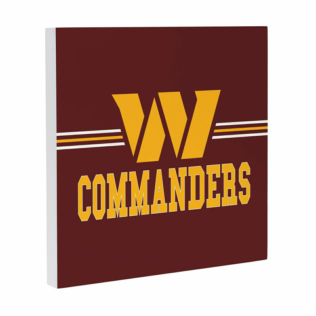 Washington Commanders Wood Wall Sign, 12x12 - NFL Home