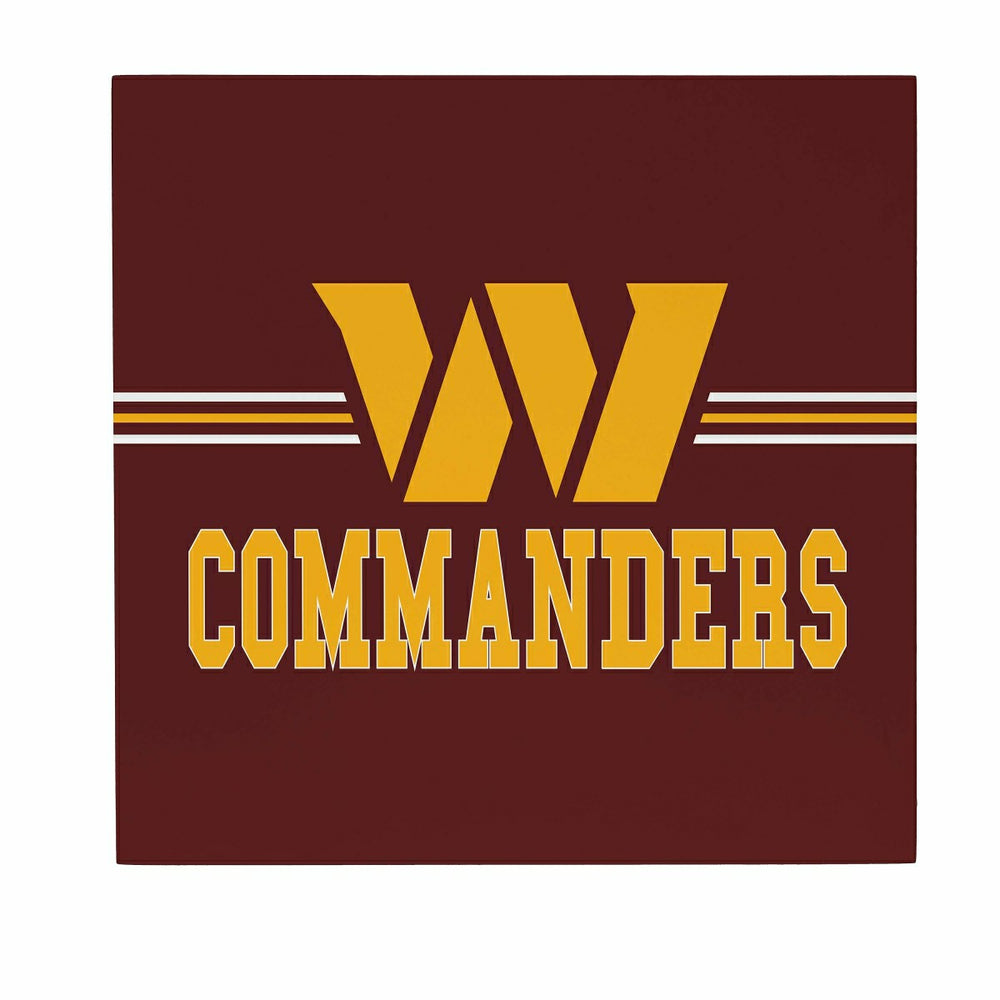 Washington Commanders Wood Wall Sign, 12x12 - NFL Home